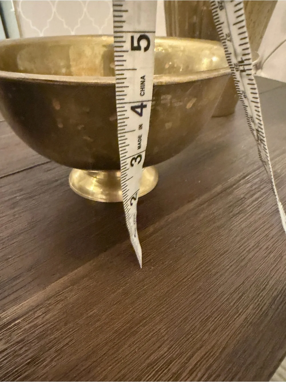 Brass Pedestal Bowl